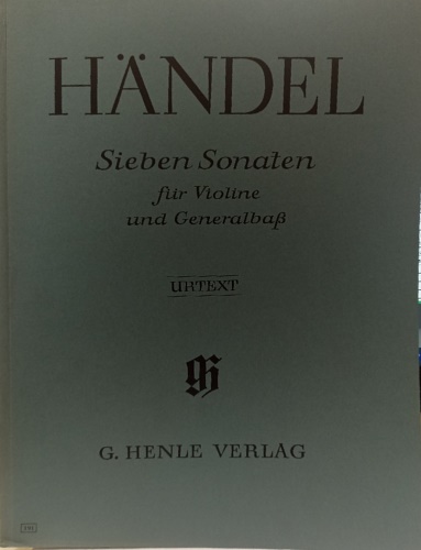 Sieben sonaten fur violine und generalbass. (<contiene gli spartiti separati per