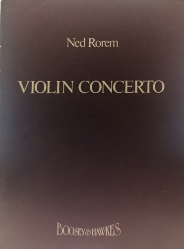 Violin Concerto. Reduction for Violin and Piano.