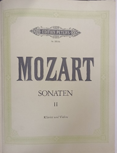 Sonaten fur klavier und violine. Band II.