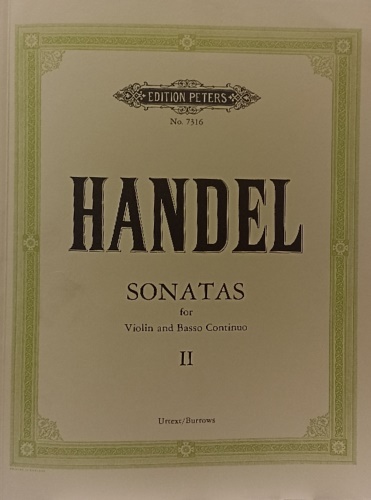 Sonatas for Violin and Basso Continuo Vol. II.