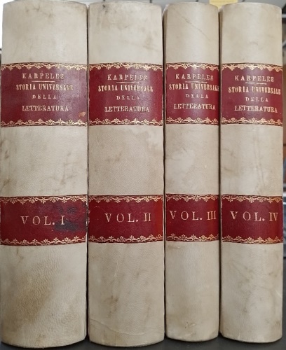 Storia Universale della Letteratura. Serie completa Volume I,II,III,IV.