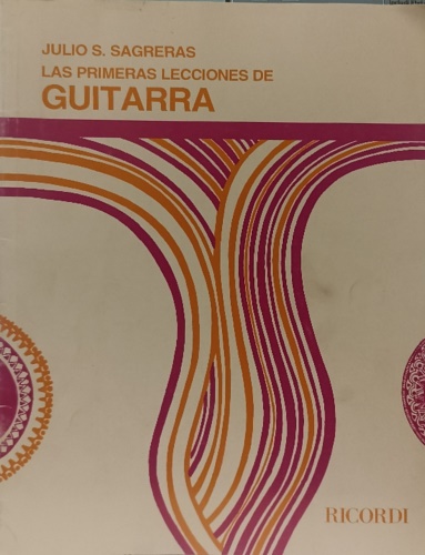 Las primeras lecciones de guitarra.