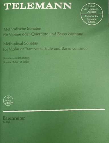 Methodical Sonatas for Violin or Transverse Flute and Basso Continuo. II Sonata