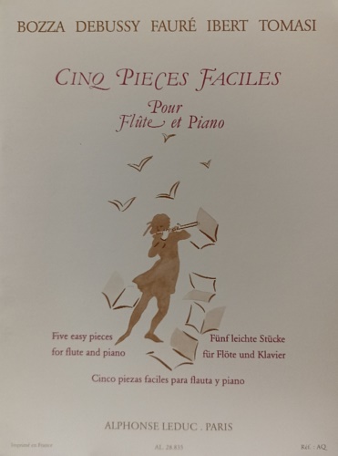 Cinq Pieces Faciles Pour Flute et PIano.