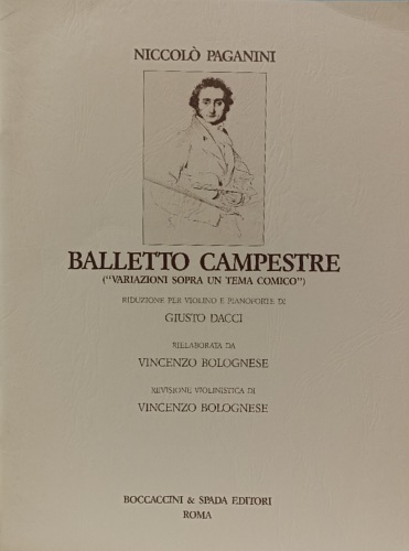 Balletto Campestre (Variazioni sopra un tema comuico).