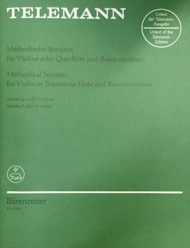 Methodical Sonatas for Violin or Transverse Flute and Basso Continuo. Sonata G m