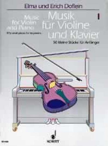 9790001064613-Music for Violin and Piano. 50 small pieces for beginners.