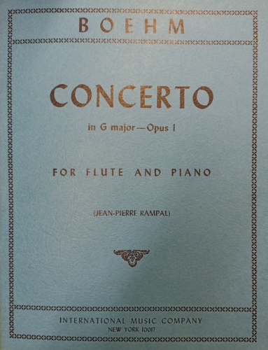 Concerto in G major - Opus 1. For Flute and Piano.