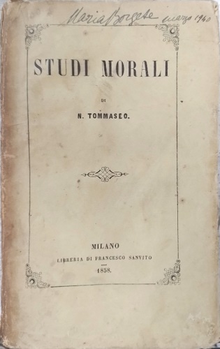 Studi morali.