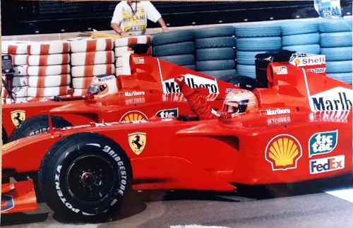 Michael Schumacher - Rubens Barrichello Ferrari F-2001. Test Fiorano.  Original