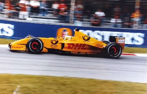 Giancarlo Fisichella. Jordan GP Monza 2002. Original Photo Paper.