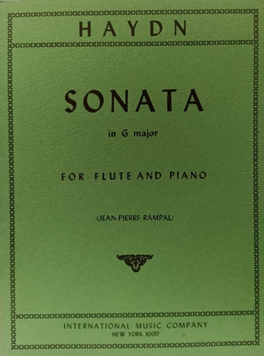 Sonata in G major for Flute and Piano.