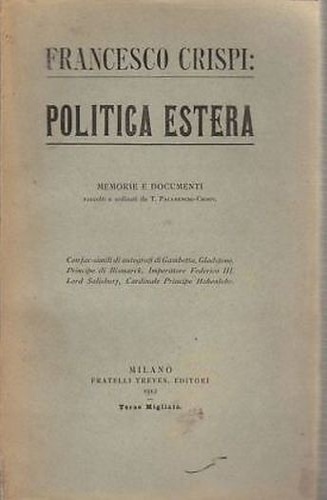 Politica estera.