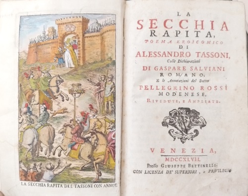 La secchia rapita. Poema eroicomico colle dichiarazioni di Gaspare Salviani roma