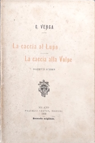 La caccia al lupo. La caccia alla volpe. Bozzetti scenici.