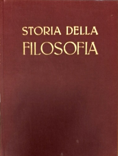 Storia della filosofia. Vol.I:Filosofia antica. Filosofia patristica. Filosofia