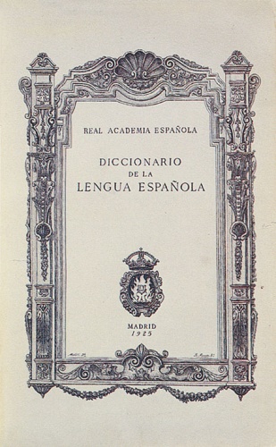 Diccionario de la Lengua espanola.