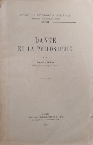 Dante et la Philosophie.