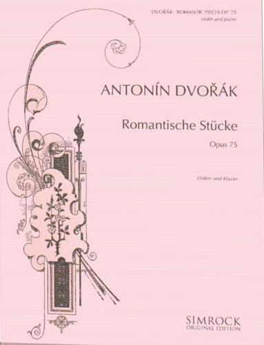 9790221103819-Romantische Stucke. Opus 75. Violine und Klavier.