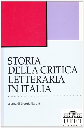 9788877503817-Storia della critica letteraria in Italia.