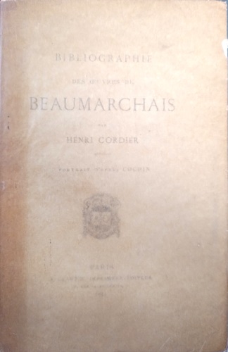 Bibliographie des oeuvres de Beaumarchais.