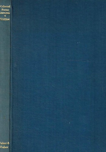 Collected poems 1909-1935.