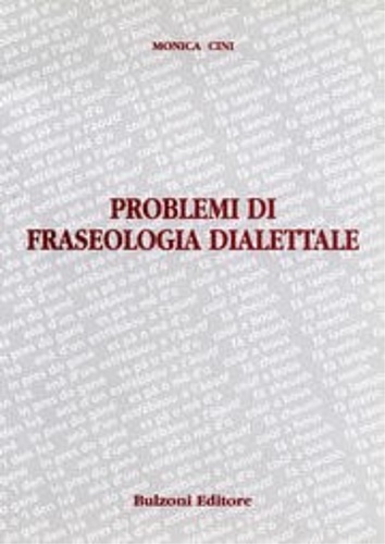 9788878700406-Problemi di fraseologia dialettale.