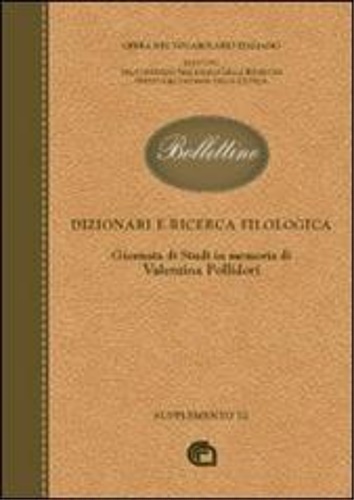 9788862743709-Bollettino dell'opera del vocabolario italiano. Dizionari e ricerca filologica.