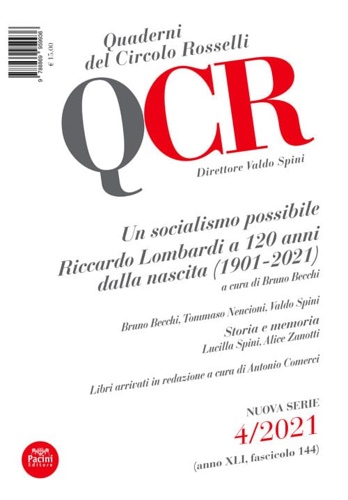 9788869959936-Un socialismo possibile. Riccardo Lombardi a 120 anni dalla nascita (1901-2021).