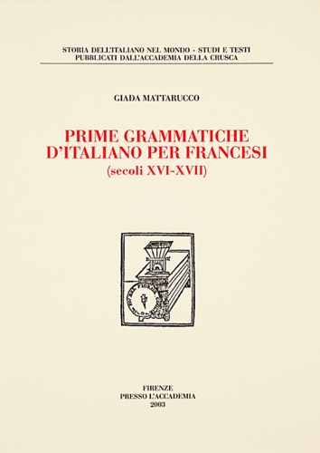 9788887850116-Prime grammatiche d'italiano per francesi (secoli XVI-XVII).