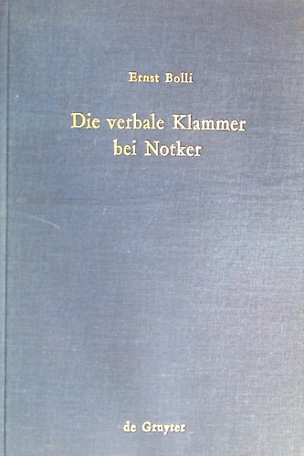 9783110058413-Die verbale Klammer bei Notker.