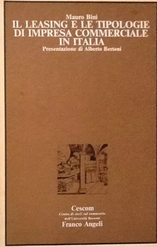 Il leasing e le tipologie di impresa commerciale in Italia.