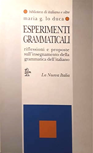 9788822119018-Esperimenti grammaticali. Riflessioni e proposte sull'insegnamento della grammat