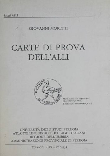 Carte di prova dell'Alli.