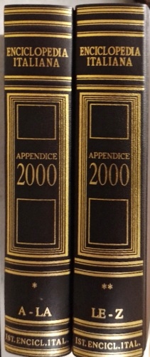 Appendice 2000 dell'Enciclopedia Italiana.