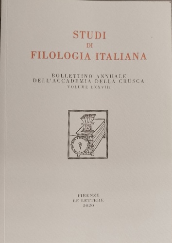 Studi di lessicografia italiana. Volume XXXVIII.