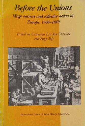 9780521479547-Before the Unions. Wage Earners and Collective Action in Europe, 1300-1850.