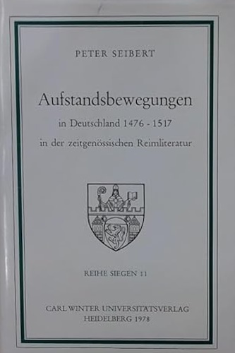 9783533027430-Aufstandsbewegungen in Deutschland 1476 - 1517 in der zeitgenössischen Reimliter