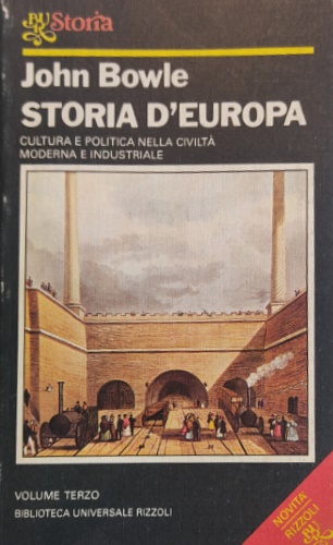 Storia d'Europa. Volume III: Cultura e politica nella civiltà moderna e industri