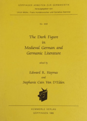 9783874526838-The Dark figure in Medieval German and Germanic literature.