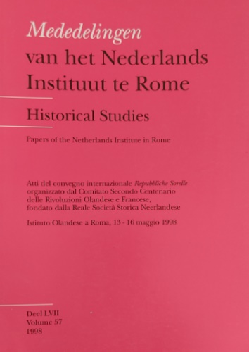 Mededelingen van het Nederlands Instituut te Rome, Deel LVII, Volume 57.