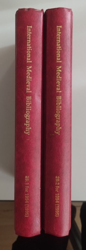 International Medieval Bibliography Volume 28, Part 1,2. January - December 1994