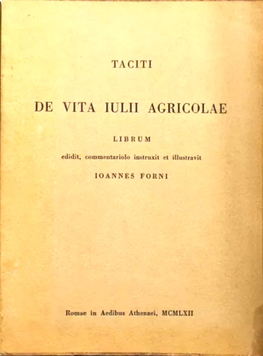 De vita Iulii Agricolae librum.