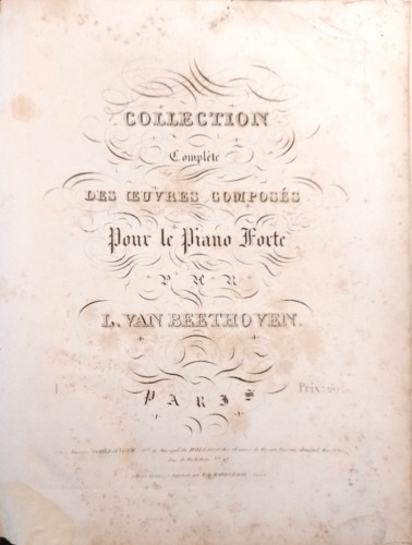 Collection complête des oeuvres composés pour le piano forte. Volume miscellaneo