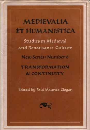 9780521217835-Medievalia et Humanistica. Studies in Medieval & Renaissance Culture. New series