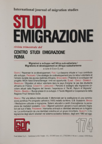 Migrazioni e sviluppo nell'Africa sub-sahariana.