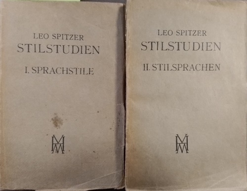 Stilstudien. I: Sprachstile. II: Stilsprachen.