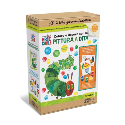 9791280747310-Coloro e decoro con la pittura a dita. I libri gioco del piccolo Bruco Maisazio.