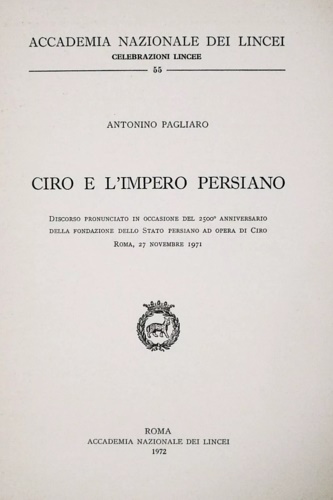 Ciro e l'impero persiano.