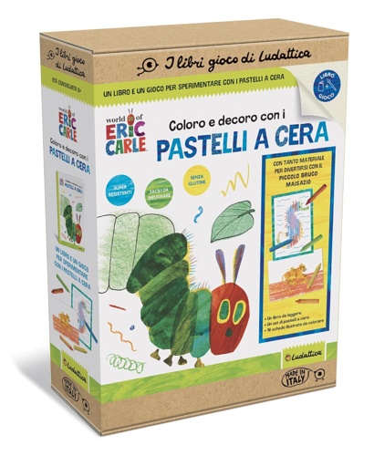 9791280747655-Coloro e decoro con i pastelli a cera. I libri gioco del piccolo Bruco Maisazio.